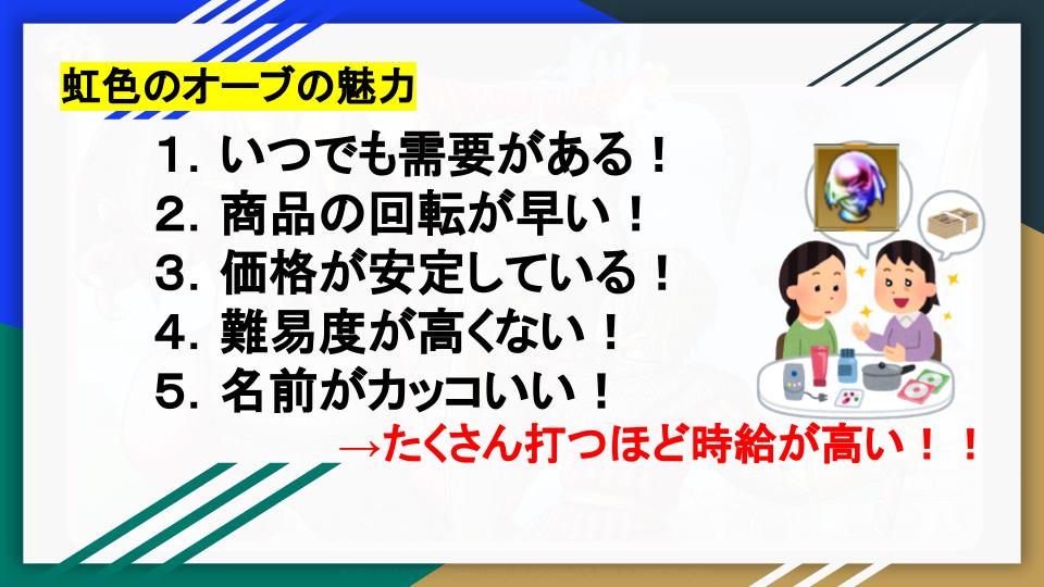 虹色のオーブの魅力